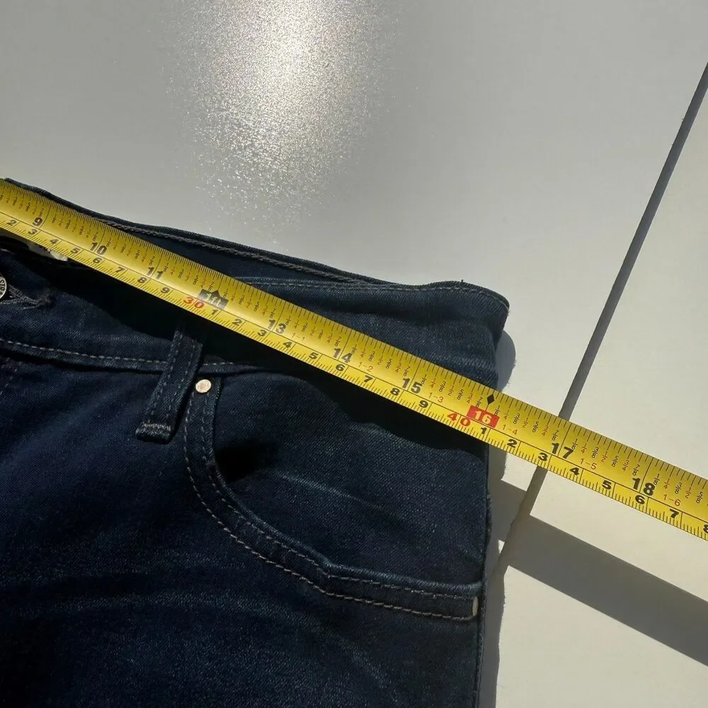 Levi’s 512 Perfectly Slimmin Bootcut Jeans Womens 16 Short Stretch Denim 32x26